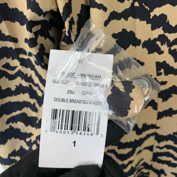 NWT Good American Double Breasted Blazer - Picture 9 of 9